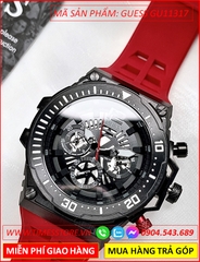 dong-ho-nam-guess-mat-tron-chronograph-the-thao-day-silicone-do-dep-gia-re-timesstore-vn
