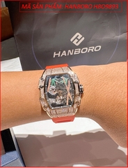 dong-ho-nam-hanboro-automatic-hoa-tiet-gau-truc-dinh-da-rose-gold-sillicone-do-timesstore-vn