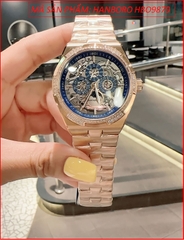 dong-ho-nam-hanboro-automatic-mat-xanh-lo-may-day-rose-gold-timesstore-vn