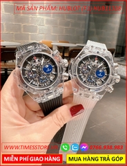 dong-ho-nam-hublot-f1-mat-tron-trong-suot-day-sillicone-trang-timesstore-vn