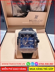 dong-ho-nam-hublot-f1-square-bang-mat-vuong-xanh-day-sillicone-timesstore-vn