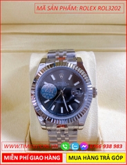 dong-ho-nam-rolex-f1-automatic-mat-den-nieng-khia-day-kim-loai-timesstore-vn