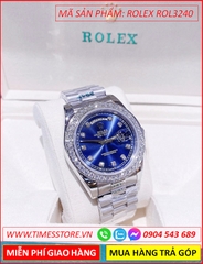 dong-ho-nam-rolex-f1-day-date-automatic-mat-xanh-co-2-lich-dinh-da-day-kim-loai-timesstore-vn