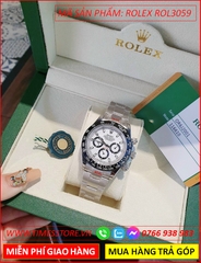 dong-ho-nam-rolex-f1-daytona-automatic-mat-trang-day-kim-loai-timesstore-vn