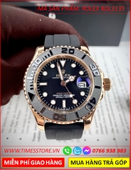 dong-ho-nam-rolex-yacht-master-automatic-mat-den-rose-gold-sillicone-timesstore-vn