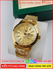 dong-ho-nam-seiko-5-automatic-mat-tron-day-kim-loai-vang-gold-timesstore-vn