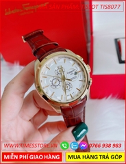 dong-ho-nam-tissot-automatic-mat-trang-6-kim-day-da-nau-timesstore-vn