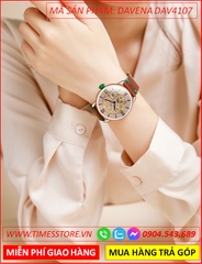 dong-ho-nu-davena-automatic-mat-tron-hinh-banh-rang-dinh-da-rose-gold-day-da-nau-timesstore-vn