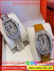 dong-ho-nu-davena-mat-oval-dinh-da-swarovski-day-da-vang-nau-dep-gia-re-timesstore-vn