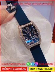 dong-ho-nu-davena-mat-oval-xanh-duong-dinh-da-swarovski-rose-gold-day-cao-su-dep-gia-re-timesstore-vn