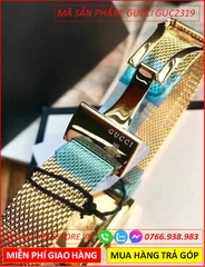 dong-ho-nu-gucci-g-frame-mat-chu-nhat-day-mesh-luoi-vang-gold-timesstore-vn