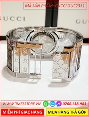 dong-ho-nu-gucci-g-twirt-mat-nau-day-kim-loai-timesstore-vn