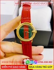 dong-ho-nu-gucci-mat-tron-xanh-do-vang-gold-day-da-do-timesstore-vn