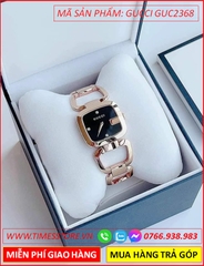 dong-ho-nu-gucci-mat-vuong-den-lac-tay-rose-gold-timesstore-vn