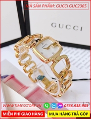 dong-ho-nu-gucci-mat-vuong-trang-lac-tay-vang-gold-timesstore-vn