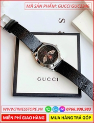 dong-ho-nu-gucci-timeless-mat-con-ong-day-da-den-timesstore-vn