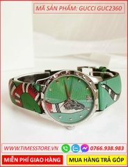 dong-ho-nu-gucci-timeless-mat-tron-day-da-xanh-hinh-ran-timesstore-vn