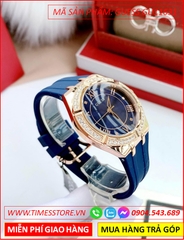 dong-ho-nu-guess-analog-mat-tron-rose-gold-day-sillicone-xanh-duong-timesstore-vn