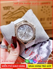 dong-ho-nu-guess-mat-chronograph-6-kim-day-silicone-trang-timesstore-vn