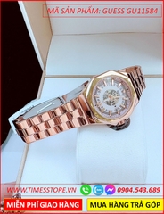 dong-ho-nu-guess-mat-luc-giac-trang-day-kim-loai-rose-gold-timesstore-vn