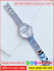 dong-ho-nu-guess-mat-tron-dinh-da-swarovski-day-mesh-luoi-sliver-thoi-trang-dep-timesstore-vn