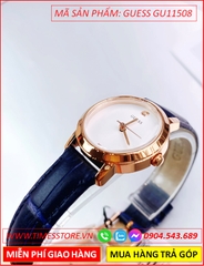 dong-ho-nu-guess-mat-tron-rose-gold-day-da-xanh-navy-timesstore-vn