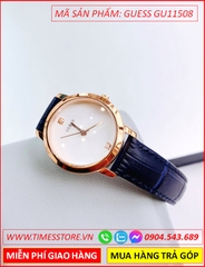 dong-ho-nu-guess-mat-tron-rose-gold-day-da-xanh-navy-timesstore-vn