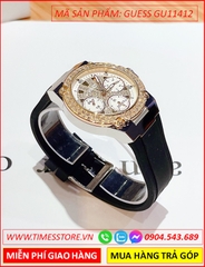 dong-ho-nu-guess-tua-hublot-mat-dinh-da-day-silicone-den-timesstore-vn