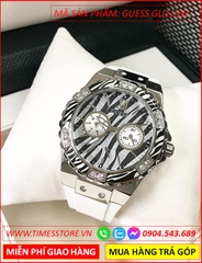 dong-ho-nu-guess-tua-hublot-mat-soc-van-silicone-trang-thoi-trang-timesstore-vn