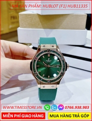 dong-ho-nu-hublot-f1-mat-tron-rose-gold-dinh-da-day-sillicone-xanh-la-timesstore-vn