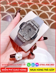 dong-ho-nu-hublot-f1-mat-vuong-full-da-day-silicone-xam-timesstore-vn