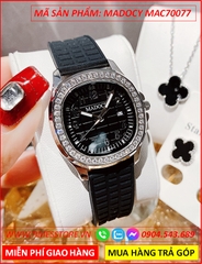 dong-ho-nu-madocy-tua-patek-phillipe-mat-dinh-da-day-silicone-den-timesstore-vn