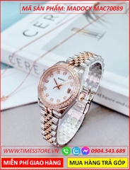 dong-ho-nu-madocy-tua-rolex-day-kim-loai-demi-rose-gold-timesstore-vn