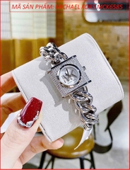 dong-ho-nu-michael-kors-chain-lock-mat-vuong-dinh-da-day-kim-loai-mat-xich-timesstore-vn