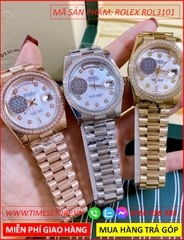 dong-ho-nu-rolex-f1-automatic-2-lich-mat-trang-day-kim-loai-timesstore-vn