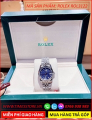 dong-ho-nu-rolex-f1-automatic-mat-3d-xanh-duong-day-kim-loai-timesstore-vn