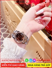 dong-ho-nu-rolex-f1-automatic-mat-nau-nieng-khia-day-demi-timesstore-vn