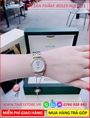 dong-ho-nu-rolex-f1-cellini-mat-vuong-trang-day-demi-timesstore-vn