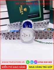 dong-ho-nu-rolex-f1-cellini-mat-vuong-trang-day-kim-loai-timesstore-vn