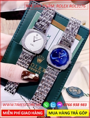 dong-ho-nu-rolex-f1-cellini-mat-vuong-trang-day-kim-loai-timesstore-vn