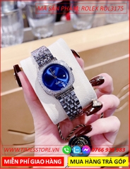 dong-ho-nu-rolex-f1-cellini-mat-vuong-xanh-day-kim-loai-timesstore-vn