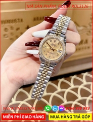 dong-ho-nu-rolex-f1-datejust-automatic-mat-vang-dinh-da-day-demi-timesstore-vn