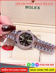 dong-ho-nu-rolex-f1-datejust-automatic-mat-xanh-la-day-demi-timesstore-vn