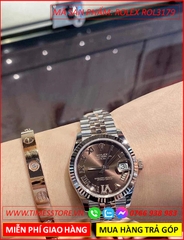 dong-ho-nu-rolex-f1-mat-nau-so-la-ma-day-demi-timesstore-vn