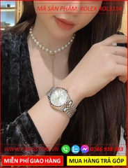 dong-ho-nu-rolex-f1-mat-trang-dinh-da-day-demi-timesstore-vn