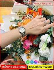 dong-ho-nu-rolex-f1-mat-trang-dinh-da-day-demi-timesstore-vn