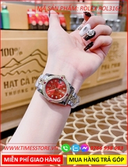 dong-ho-nu-rolex-f1-oyster-datejust-mat-do-day-demi-timesstore-vn