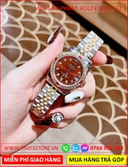 dong-ho-nu-rolex-f1-oyster-datejust-mat-nau-day-demi-timesstore-vn