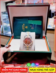 dong-ho-nu-rolex-f1-oyster-datejust-mat-nau-day-demi-timesstore-vn