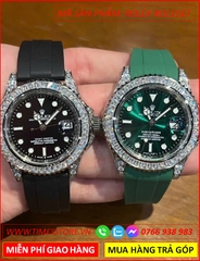 dong-ho-nu-rolex-f1-submariner-mat-dinh-da-sillicone-xanh-timesstore-vn